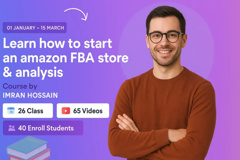 Learn how to start an amazon FBA store & analysis
